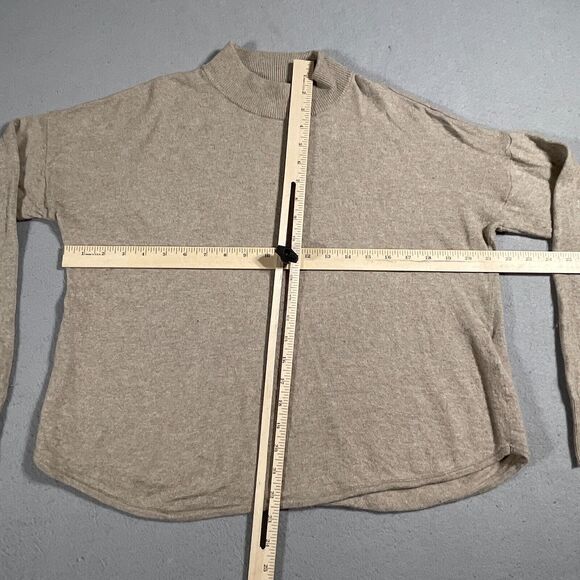 Madewell Sweater Women Medium‎ Mock Neck Merino Wool / Alpaca Blend Minimalist - Picture 3 of 9